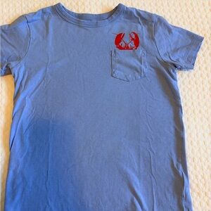 Crewcuts Blue Tee with Red Crab Design